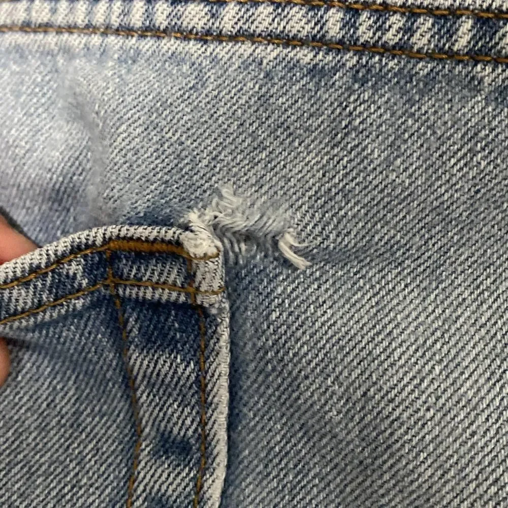 Levi's 550 Jeans Men's 44x30 Blue Cotton Denim Straight Relaxed Fit Baggy Travel